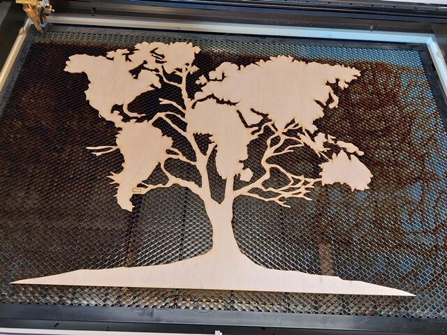 Koks-pasaules karte